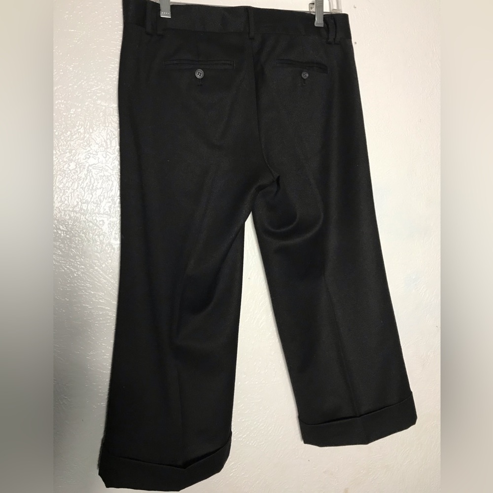 J. Crew black crop cuffed wool pant 6 - Picture 4 of 9